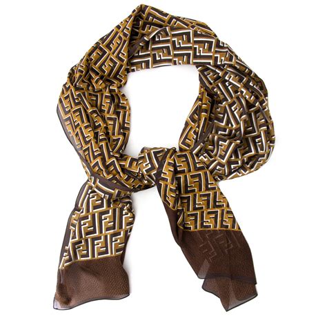 real vs fake fendi scarf|Fendi square silk scarf.